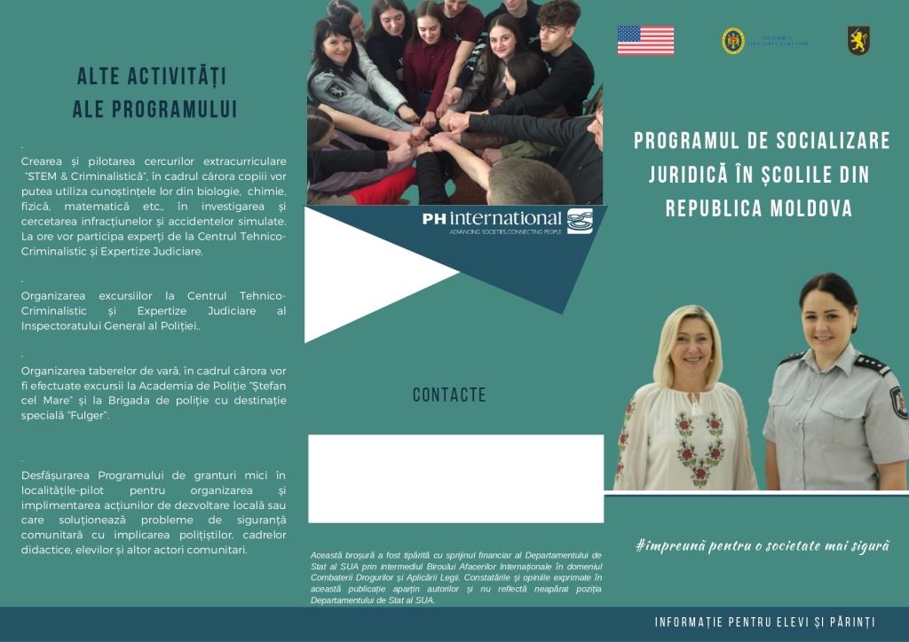 PROGRAMUL DE SOCIALIZARE JURIDICĂ ÎN ȘCOLILE DIN REPUBLICA MOLDOVA PSJM 1 page 0001